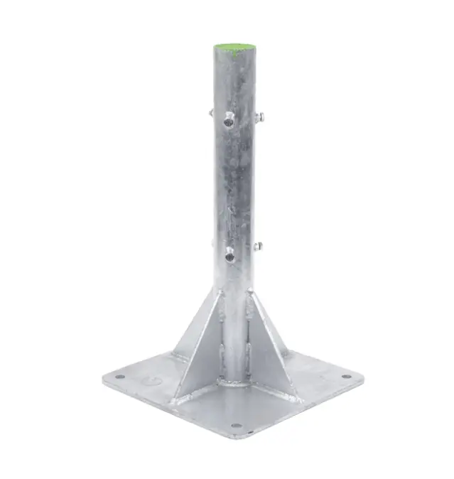Base y mastil para antena