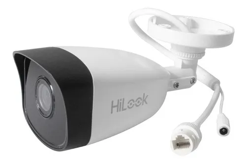 HiLook Series / Bala IP 4 Megapixel / Lente 2.8 mm / 30 mts IR / Micrófono Integrado / Exterior IP67